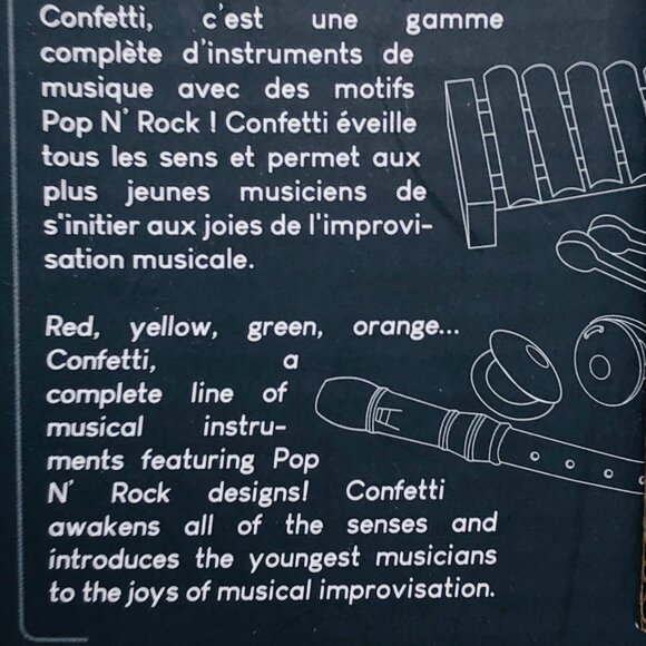 Janod Wooden & Metal Confetti Musical Set New in Box For Age 2+ - Picture 15 of 15